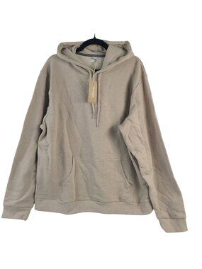 NEW Allbirds Merino Blend Hoodie Rugged Beige Sz XL With Kangaroo Pocket
